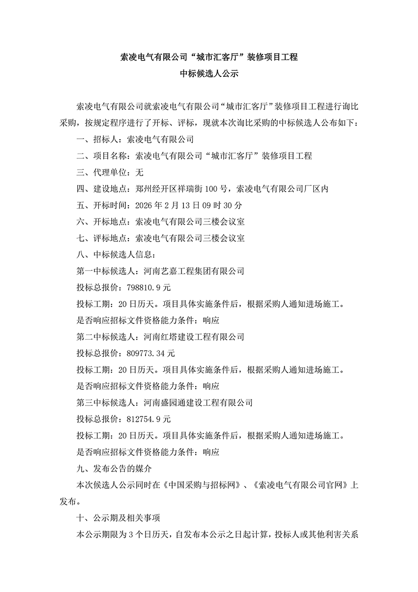 华体会开户_华体会手机版
“城市汇客厅”装修项目工程 中标候选人公示