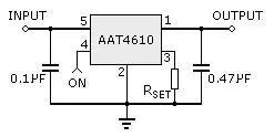 Principle of electronic switch to realize overcurrent protection
