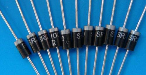 Commonly used models of rectifier diodes, what are important parameters?
